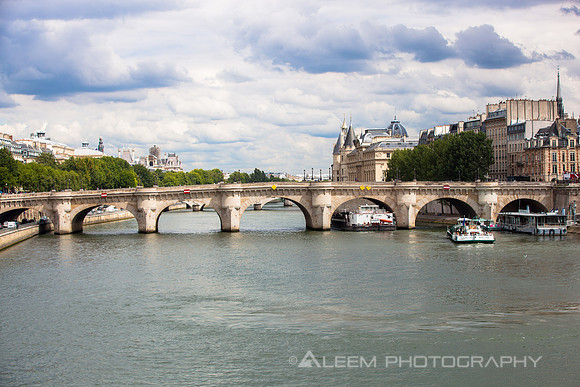 Stone Bridge Over Seine