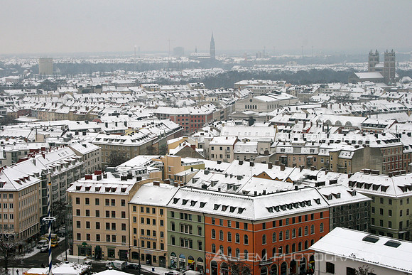 Munich Under Snow