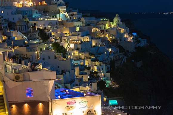 Santorini at Night