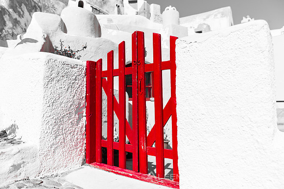 Santorini Red Gate